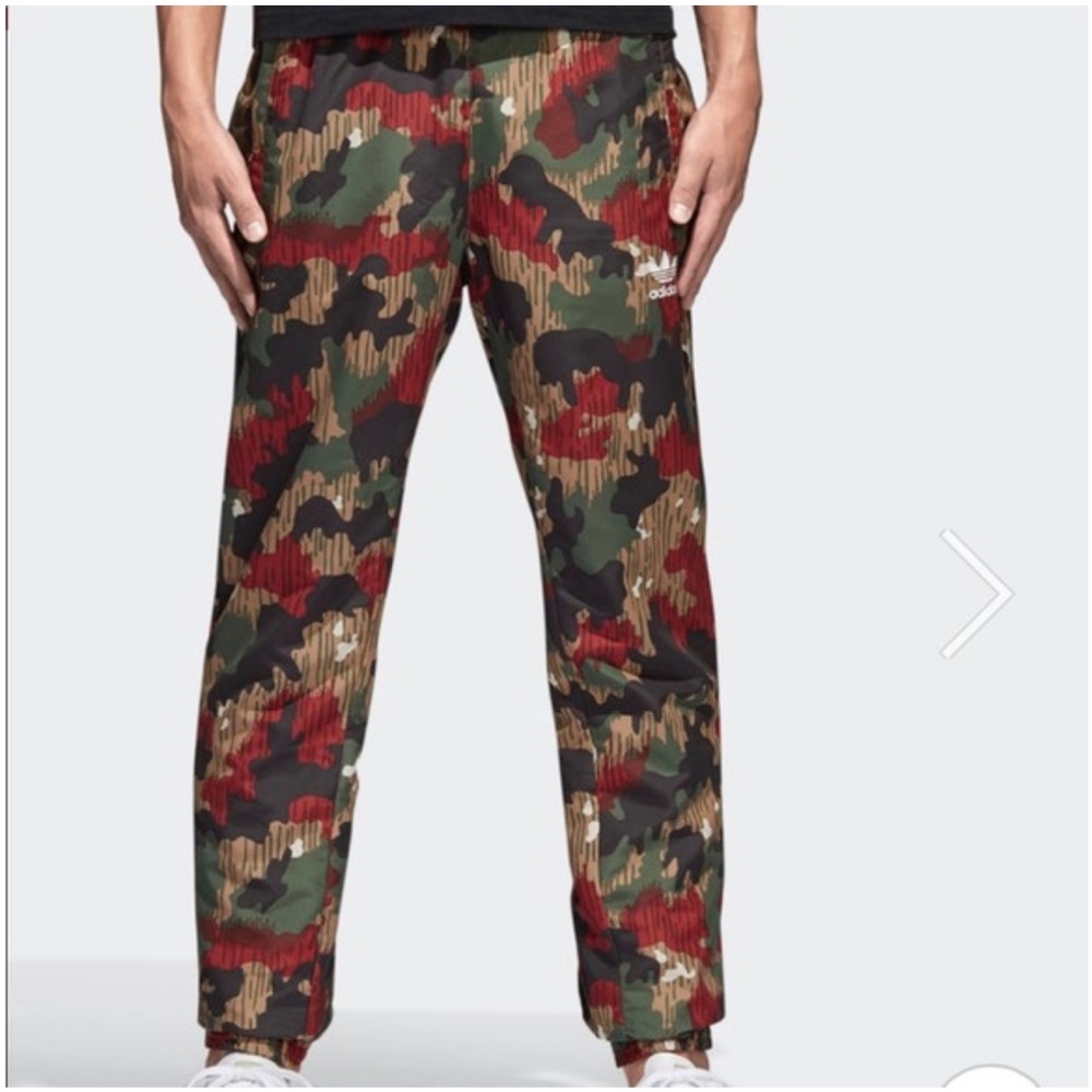 Adidas x Pharrell Williams Hu Hiking Camo Windbreaker Pants - Multicolor